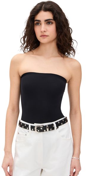 Commando Ballet Strapless Thong Bodysuit Black One Size