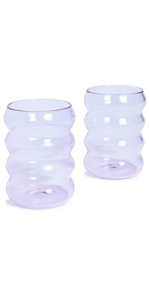 Sophie Lou Jacobsen Ripple Cup 6oz Set Lilac One Size