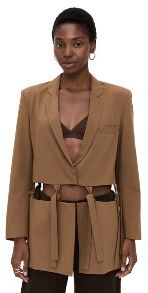 MEIMEIJ Cutout Blazer Sigaro 44