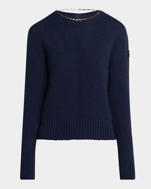 Wool-Cashmere Crewneck Sweater