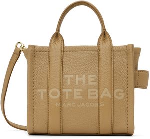 Marc Jacobs Taupe 'The Leather Crossbody' Tote