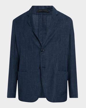 Men's Wool-Silk Melange Sport Coat