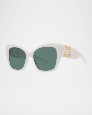4G Liquid Square Plastic & Nylon Sunglasses