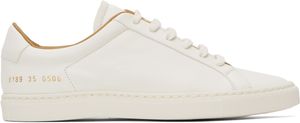 Common Projects White Retro Summer Premium Sneakers