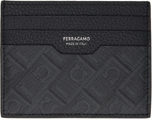 Ferragamo Black Credit Card Holder