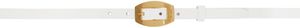 BY FAR White Block Belt