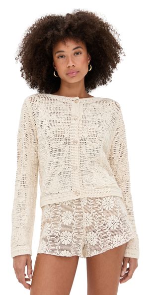 Line & Dot Atelier Cardigan Cream XS/S