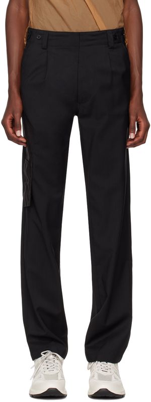 Olly Shinder Black & Tan Knife Pocket Cargo Pants