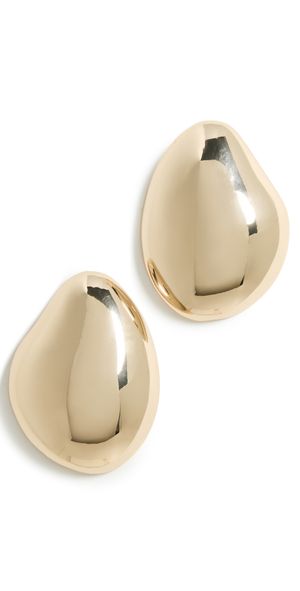 SHASHI Madrid Large Stud Earrings Gold One Size