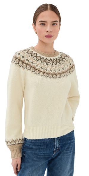 PAIGE Misha Sweater Ivory Multi L