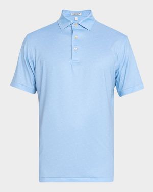 Men's Fall Football Performance Short-Sleeve Polo Shirt