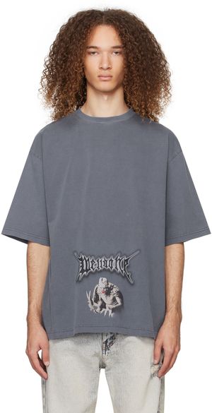 We11done Navy Monster T-Shirt