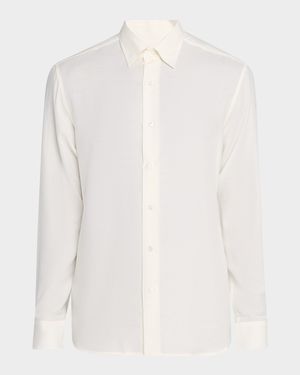 Men's Cotton and Cashmere Sport Shirt