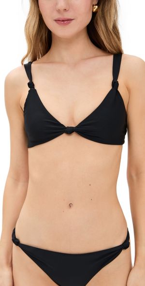 MIKOH Lula Bikini Top Noir XS