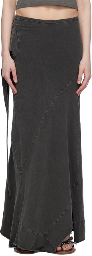 Ottolinger Jupe longue grise exclusive à SSENSE