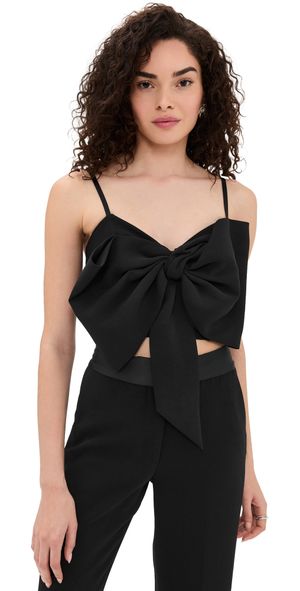 Fleur du Mal Blair Bow Top Black S