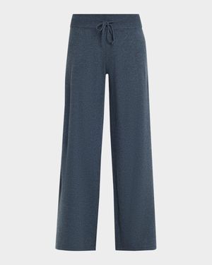 Sofi Cashmere Straight-Leg Pull-On Trousers