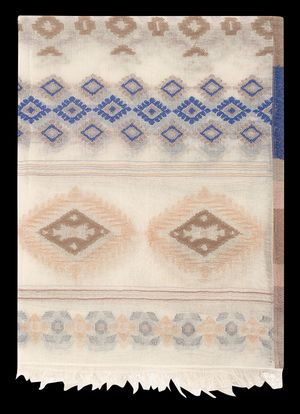 Gerard Darel - Foulard imprimé en coton mélangé - Taille Unique - Beige