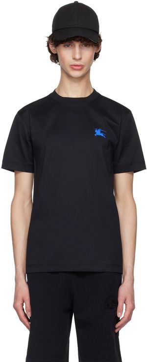 Burberry Black Cotton T-Shirt
