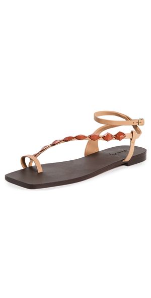Johanna Ortiz Sand Dazzling Crest Sandals Sand/Iconic Black 37