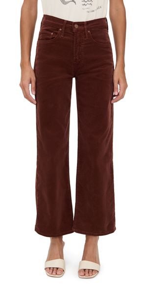 MOTHER The Mid Rise Maven Corduroy Ankle Jeans Hopscotch/Aztec 34