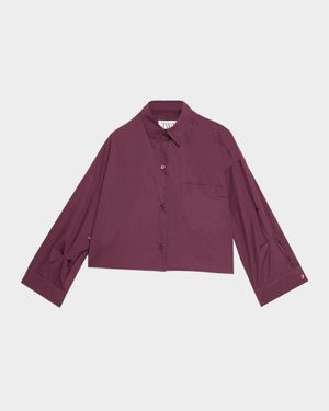 Next Ex Cropped Shirt in Super Compact Poplin
