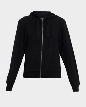 Zip-Front French Terry Hoodie