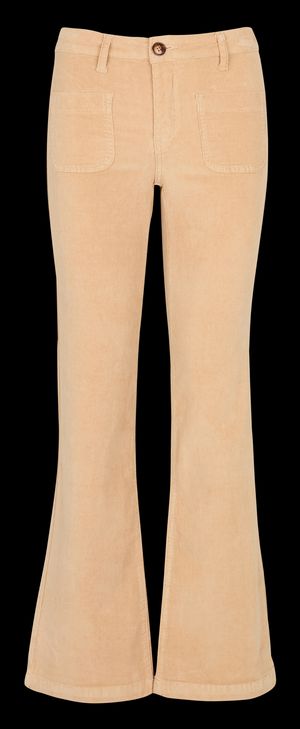 La Petite Etoile - Pantalon droit en coton mélangé - Taille 42 - Beige