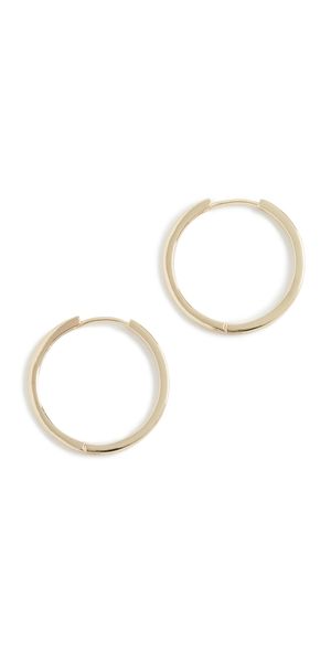 SHASHI Timeless Hoops Gold One Size