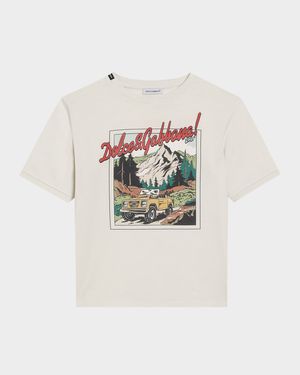 Boy's Postcard Graphic-Print Short-Sleeve T-Shirt, Size 8-14