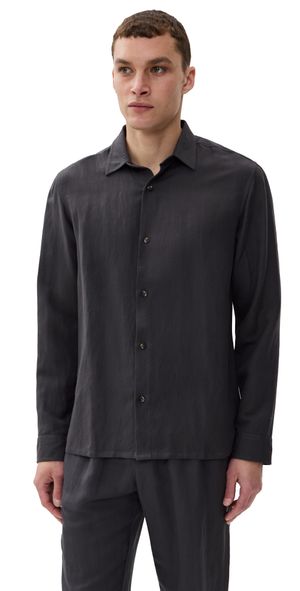 AUTO-REPLY Andrew Linen Shirt Granite S