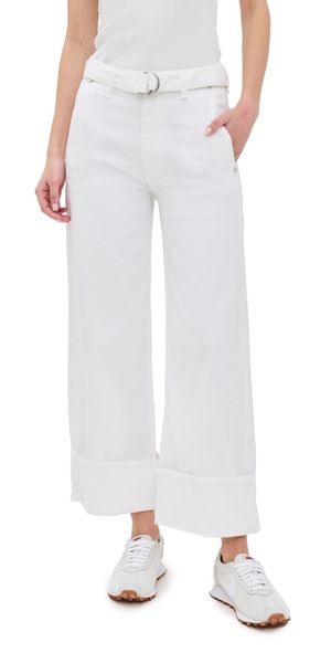 rag & bone Andi Jeans with Belt Opticwht 34