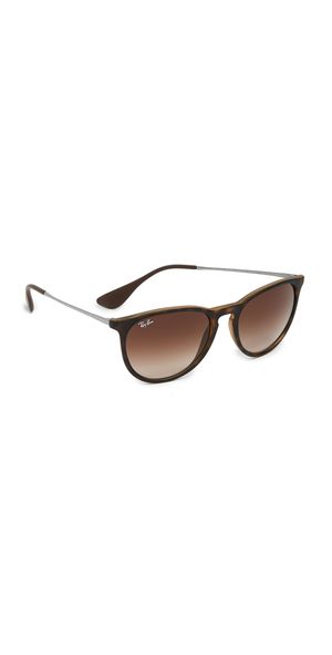 Ray-Ban RB4171 Erika Sunglasses Tortoise/Brown Gradient One Size