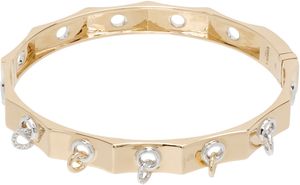 Rainbow K Gold Eyet Diamond Bracelet