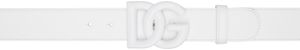 Dolce&Gabbana White Logo Belt