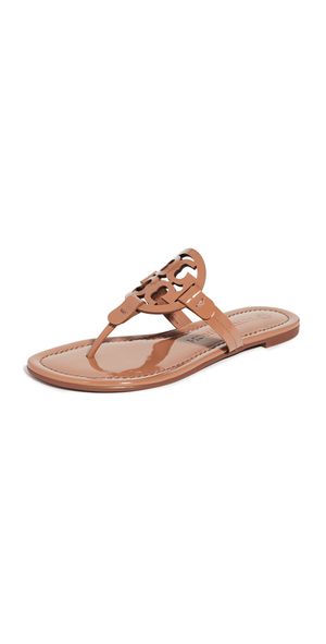 Tory Burch Miller Thong Sandals Tan 4.5