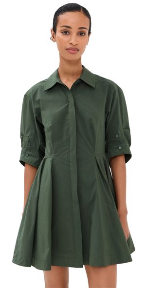 SIMKHAI Jazzie Mini Dress Cypress 8