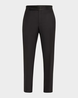 Men's Solid Formal Tuxedo Pants
