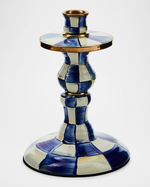 Royal Check Small Candlestick