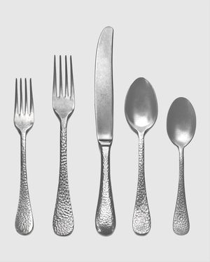 Epoque Pewter 5-Piece Flatware Set