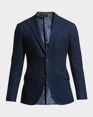 Men's Basic Knit Blazer