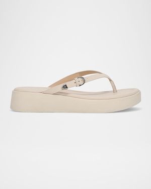 Maya Buckle Thong Sandals