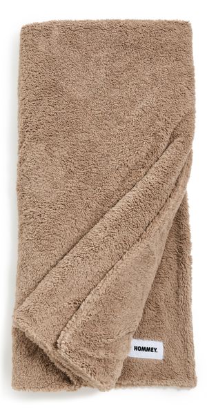 Hommey Faux Fur Blanket Warm Grey One Size