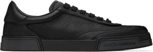 Dolce&Gabbana Baskets Portofino Yacht noires en cuir de veau