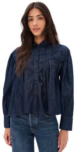 Merlette Georgica Top Dark Wash M