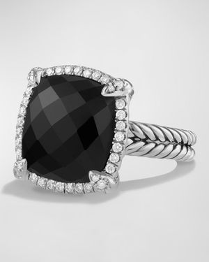 14mm Chatelaine Ring with Diamonds
