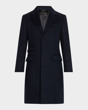 Men's Tailored Wool-Cashmere Topcoat