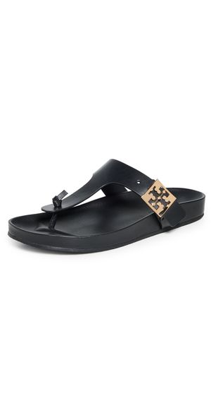 Tory Burch Mellow Thong Sandals Perfect Black / Perfect Black 5.5