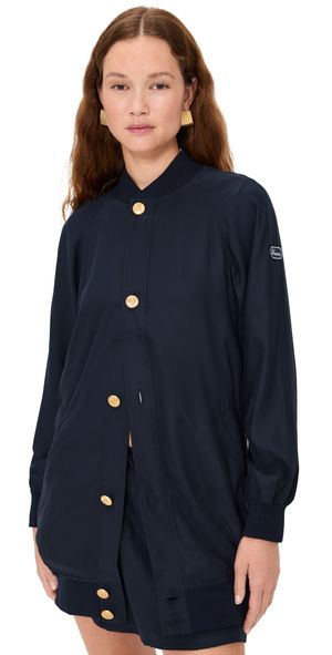 FRAME The Tennis Bomber Jacket Navy L