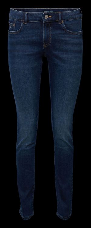 Esprit - Jean skinny en coton mélangé - Taille 31/32 - Jean Délavé
